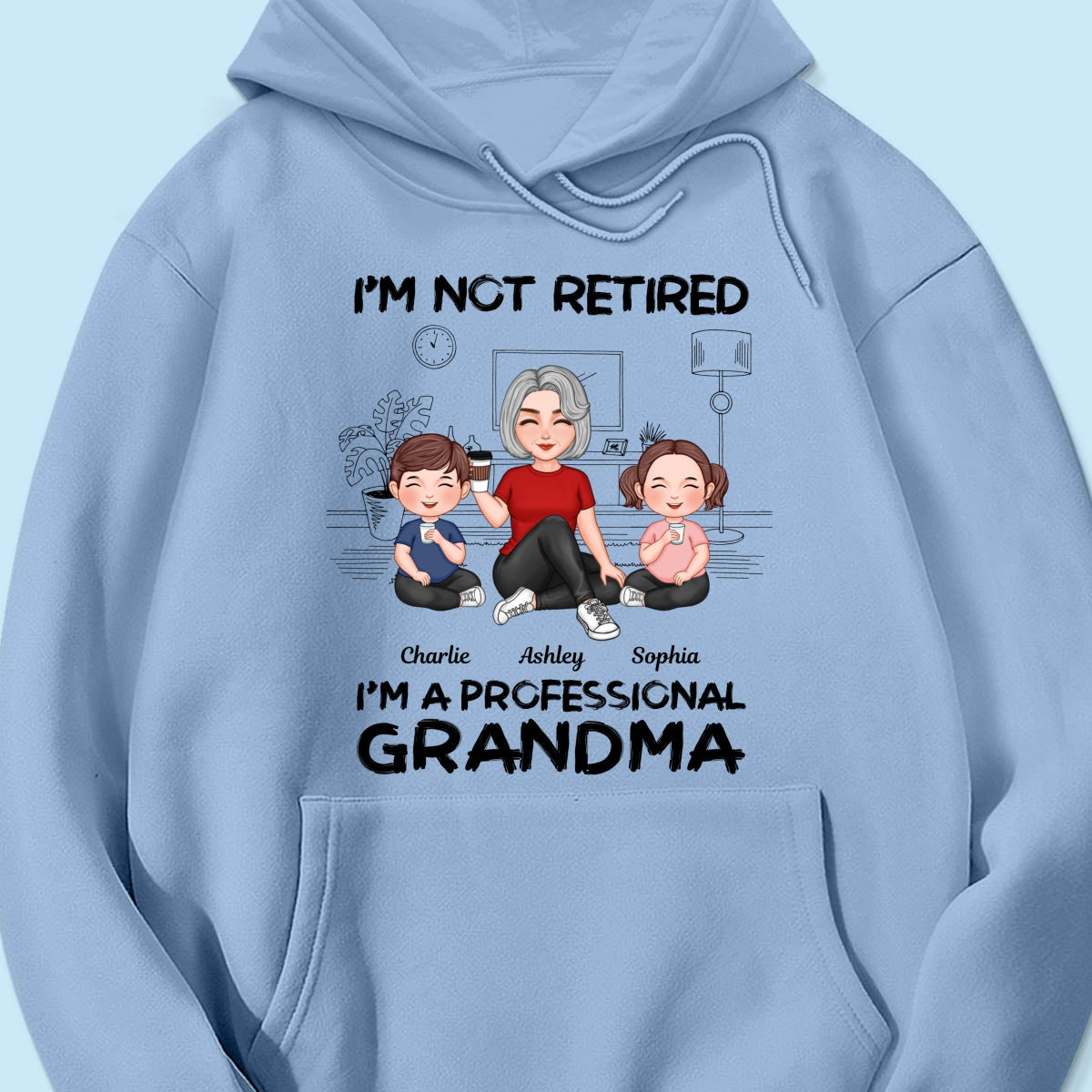 I'm Not Retired I'm A Professional Grandma Personalized Shirt, 2025 Mother's Day, Retirement Gift For Grandma