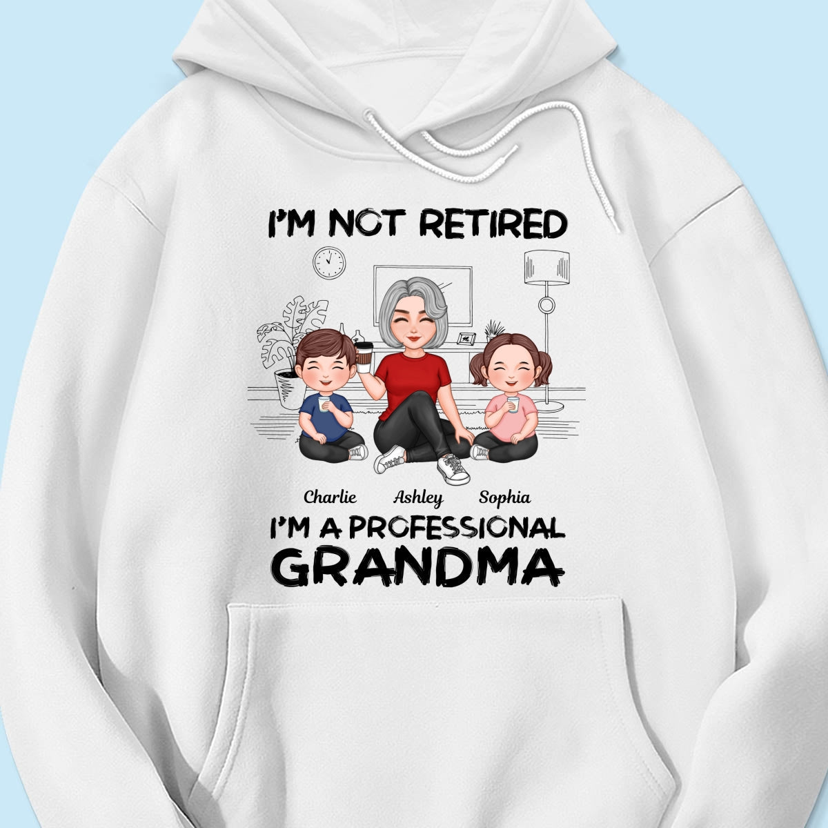 I'm Not Retired I'm A Professional Grandma Personalized Shirt, 2025 Mother's Day, Retirement Gift For Grandma